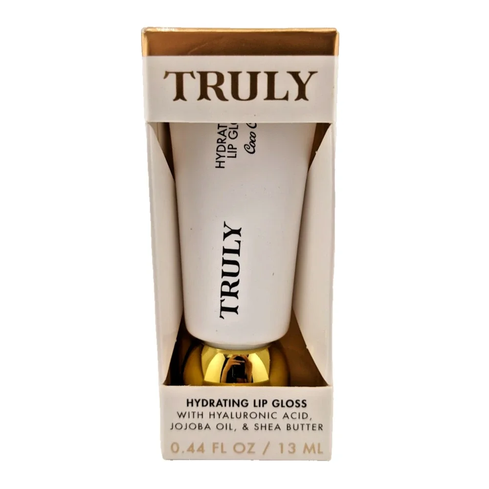 2x Truly Coco Cloud Hydrating Lip Gloss with Hyaluronic Acid & Shea Butter